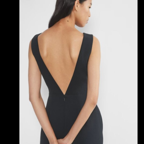 NWT ARTIZIA X WILFRED LOVETT BLACK LOW BACK JUMPSUIT SIZE 2 $148 - Picture 3 of 10